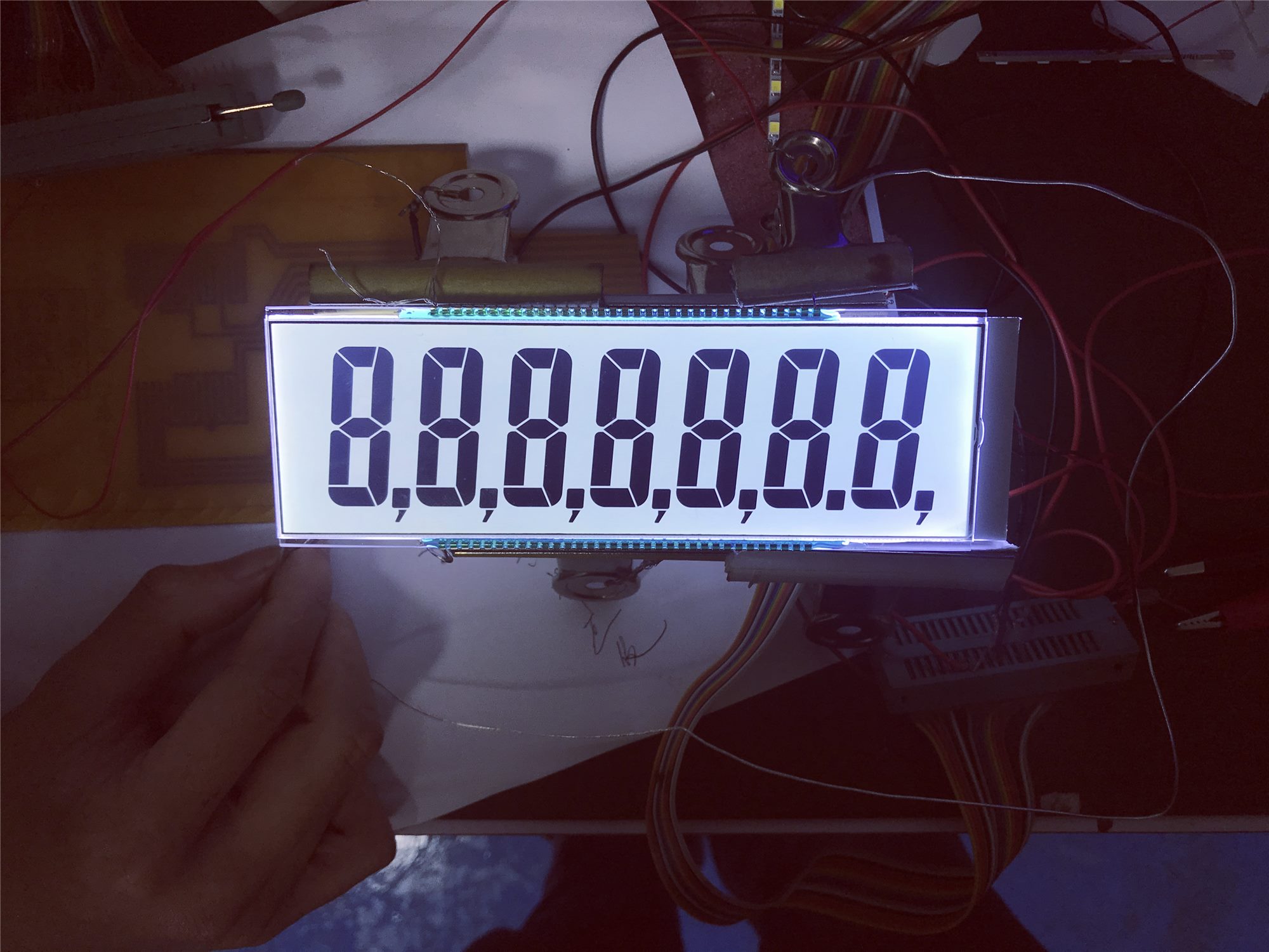 7 Digits LCD