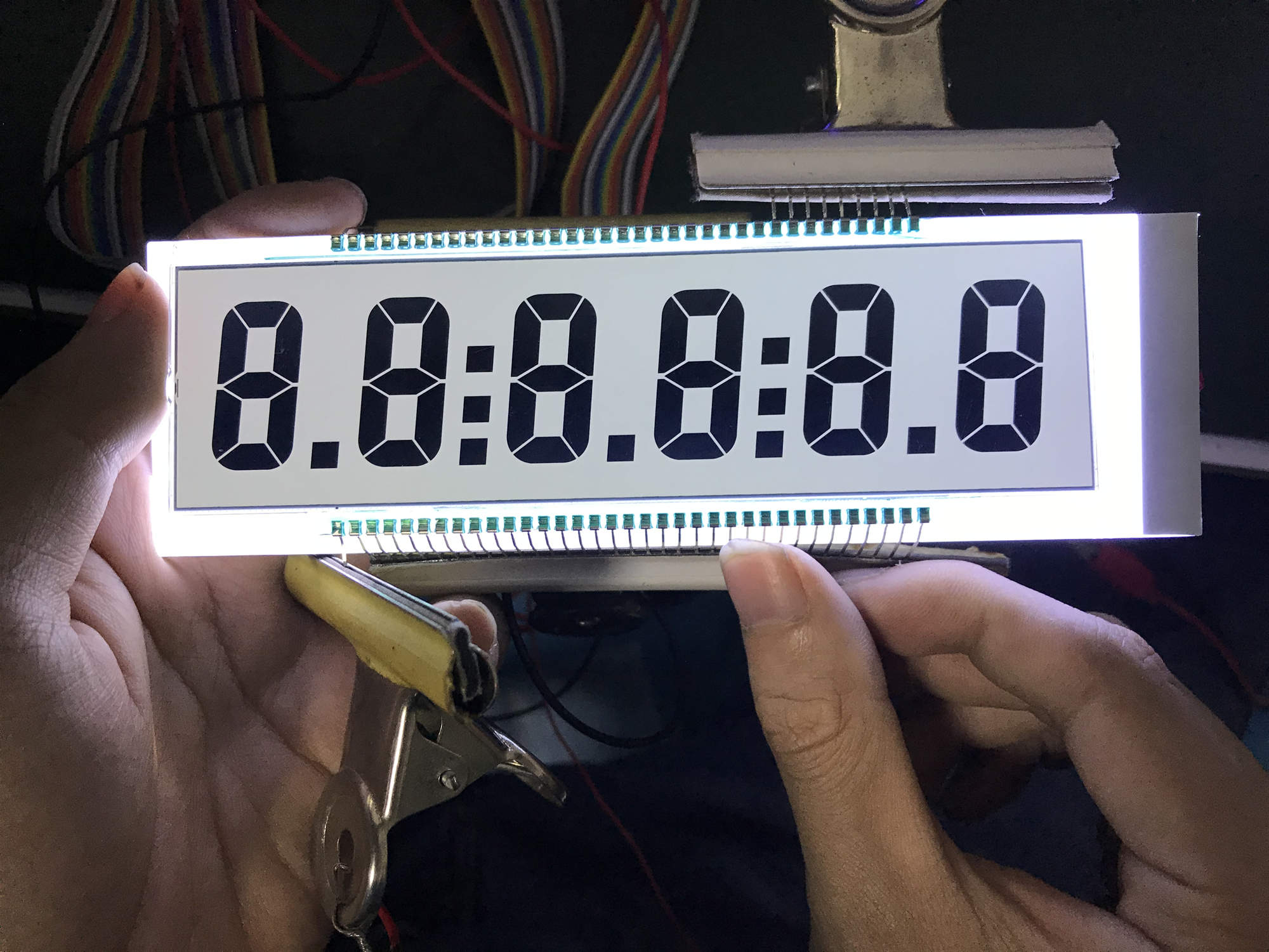 LCD Display for Petrol Pumps