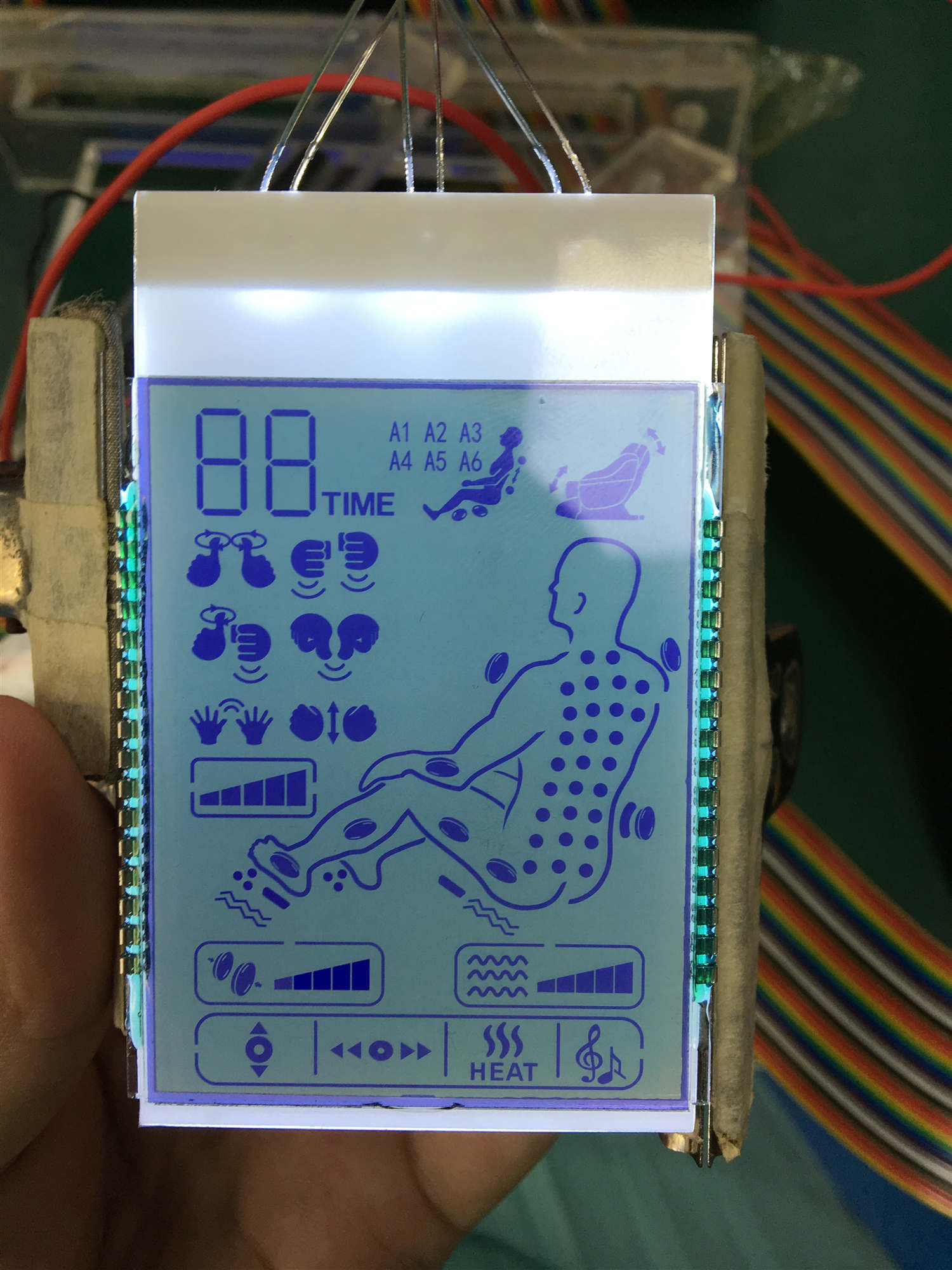 STN LCD Display with LED Backlight